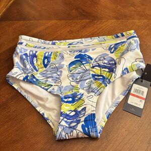 Tommy Hilfiger High Waist Swim Bikini Bottoms- 4 Way Stretch 50+ UPF/SPF Sz XS